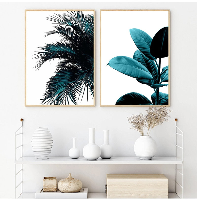 Tropical Plant Plantain Canvas Art