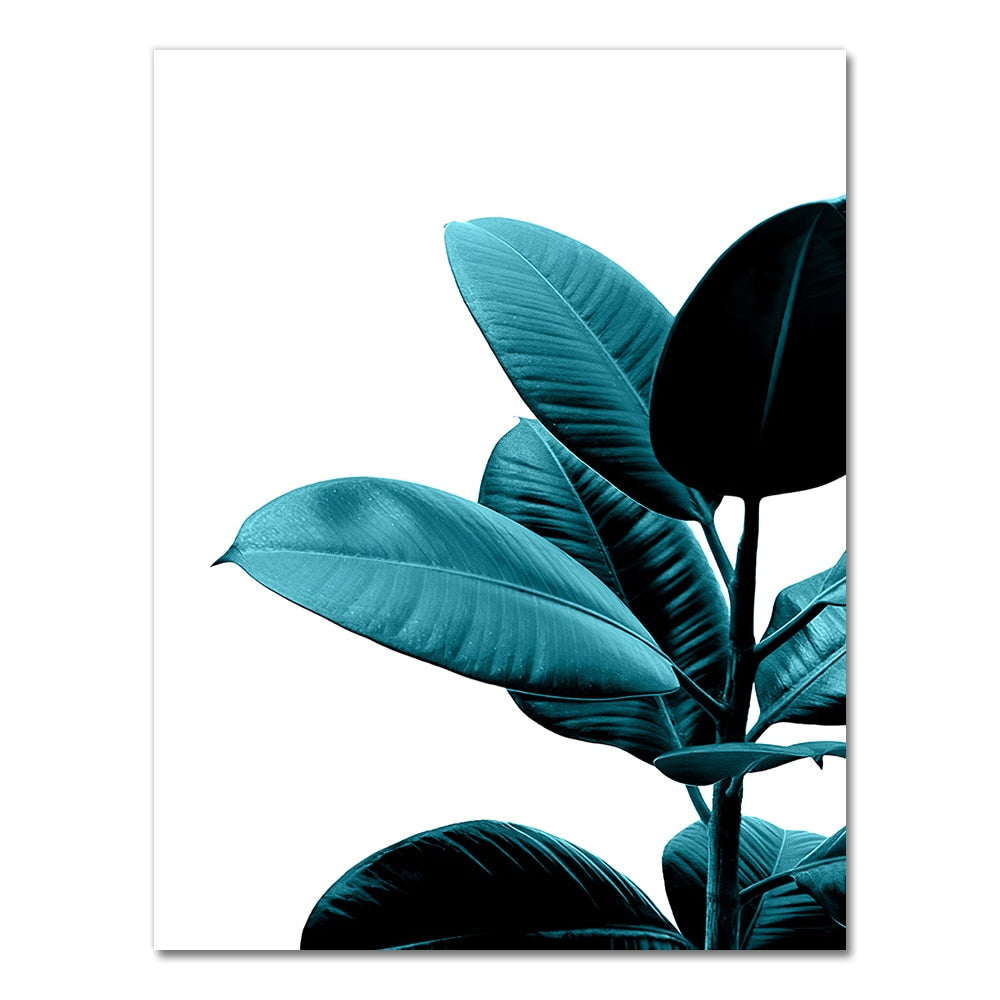 Tropical Plant Plantain Canvas Art