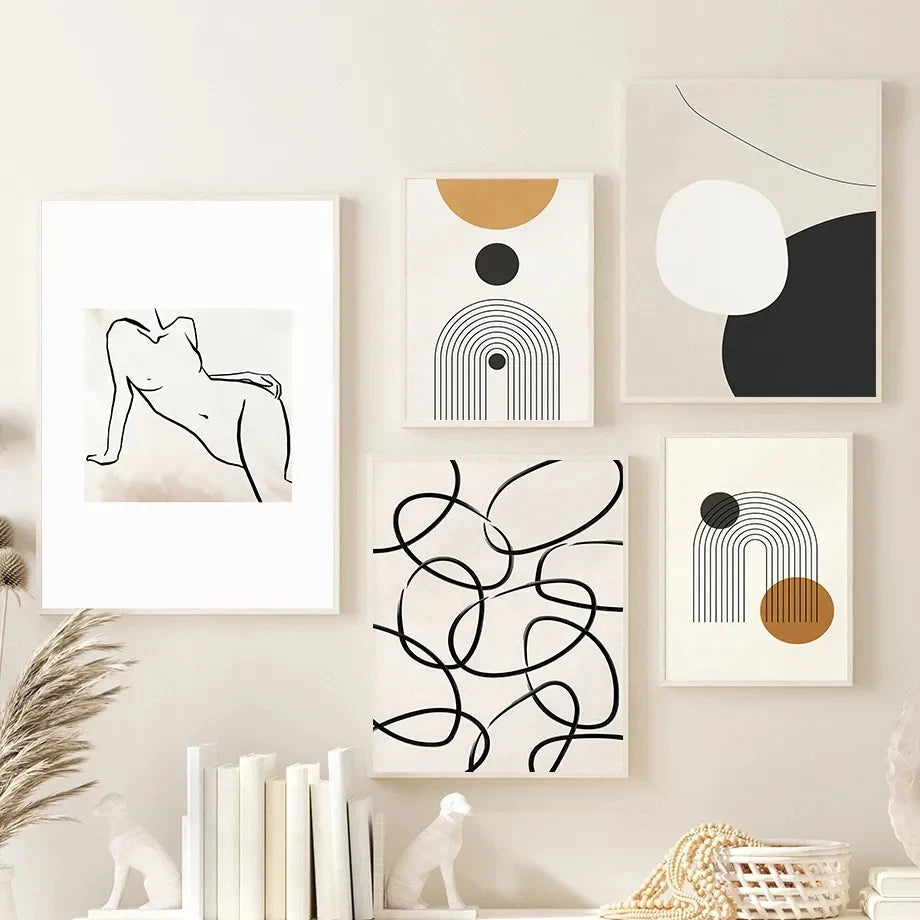 Abstract Line Figure Picture Art