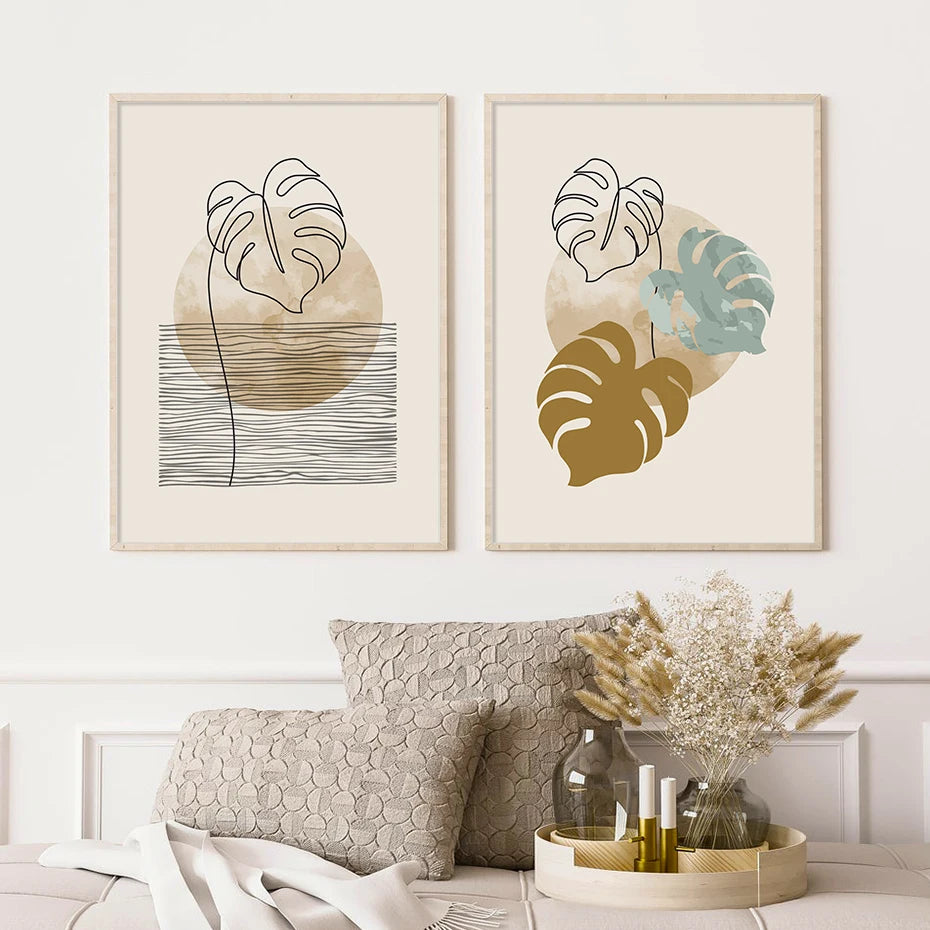 Plants Posters Canvas Wall Art