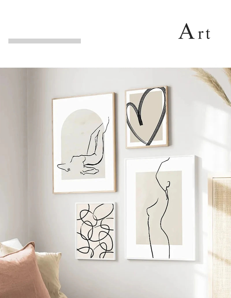 Abstract Line Figure Picture Art