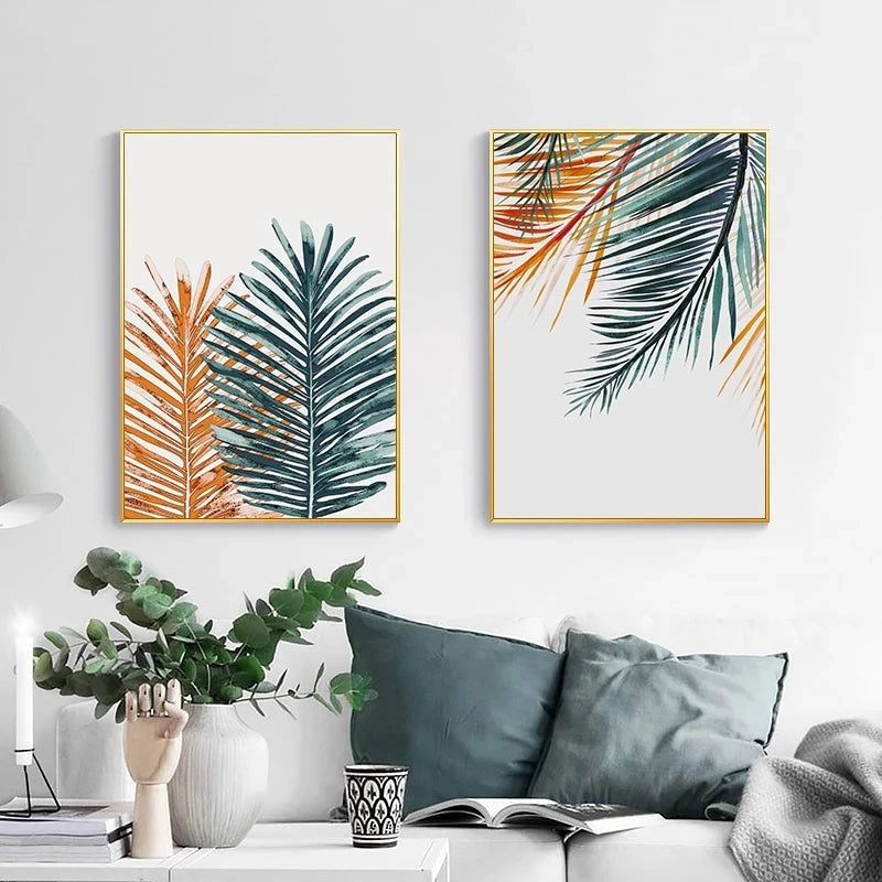 Nordic Colored Plant Art