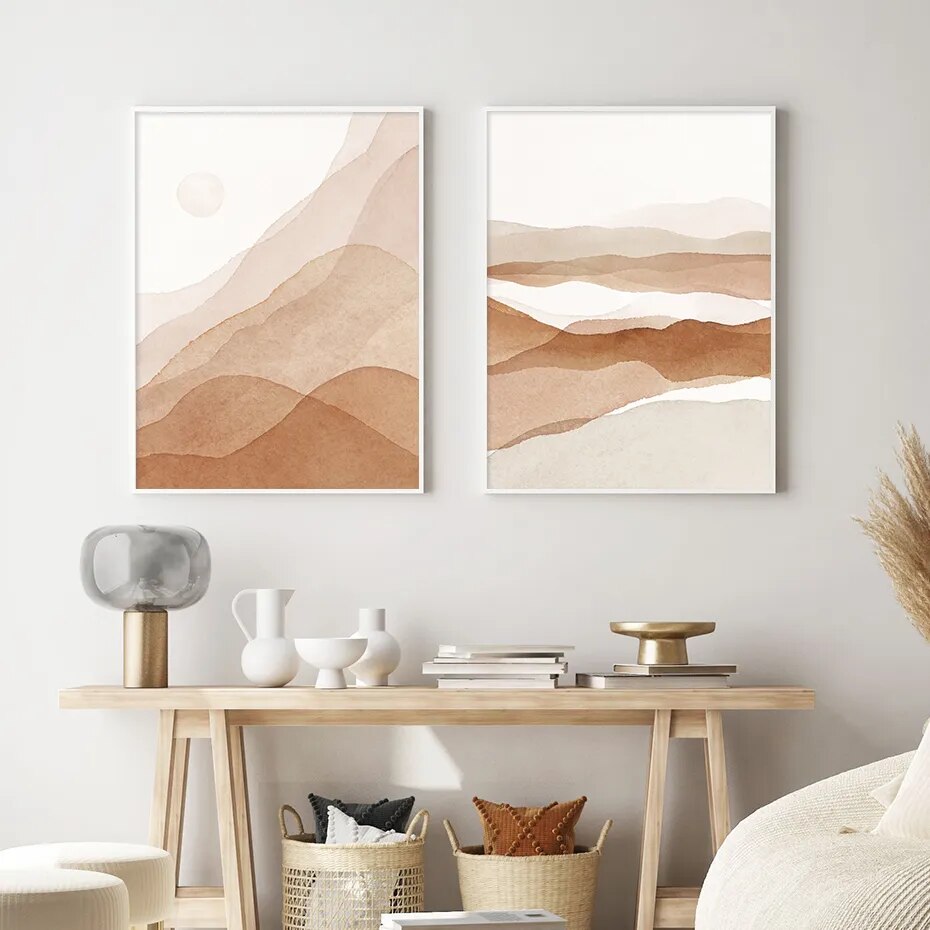 Watercolor Neutral Wall Art